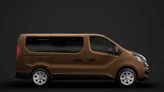 3D Model of Fiat Talento Minibus 2019 Review