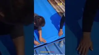 Wallpaper peel & stick for waterproof metal roofing
