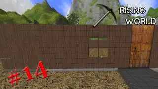 Building The Walls/Floor For The Log Cabin | Rising World #14