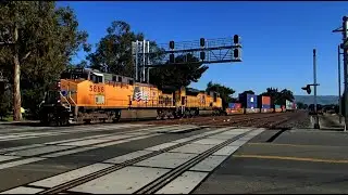 Railfanning Newark, CA Featuring Amtrak & a UP KMNOA Stack Train! On March 6, 2014