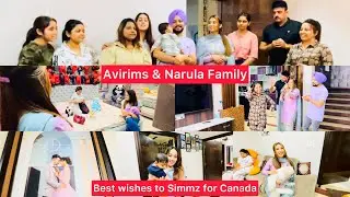 Meet Up with @MrMrsNarula Family ⚜️ | Best wishes to Simmz 👸| Avirims Vlogs