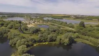 S&E Holidays - Stanwick Lakes - Cycling to Stanwick Lakes and Flying over them - Full HD