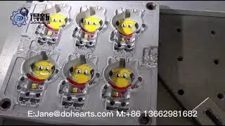 liquid PVC silicone dispensing machine for popular 3D rubber doll Christmas Gifts patch label making