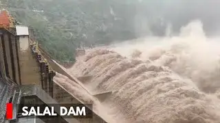 Reasi: Salal Dam Gates Opened As Chenab Level Rises