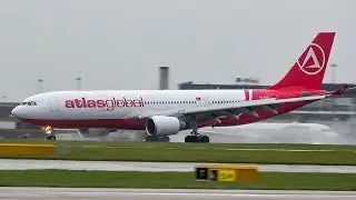 Atlas Global A330 Manchester Airport | Thomas Cook Repatriation Flights