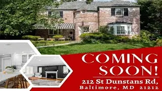 212 St Dunstans Rd, Baltimore, MD Presented by EPIK Home Group of Keller Williams.