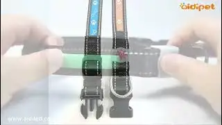 Attractive Design Christmas Led Light Up Dog Collar USB Many Times Using Glow Dog Collar at Night Le