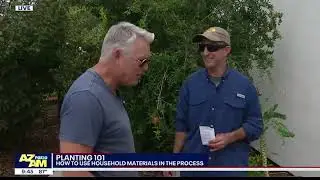 Tonygrowsfood talking plant propagation on fox10 Az am with Cory MCcloskey