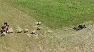 Wallingford Tractor Hay Harvest