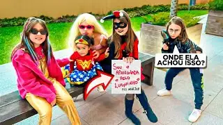 A MINI HERO TROUXE UM BILHETE DIZENDO QUE A MINI JU É APAIXONADA PELO LUGUINHO