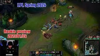 Rookie proview 2024/01/24 azir yone LPL Spring | Rookie第一视角