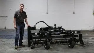 Skid Steer Power Rake : Blue Diamond Attachments