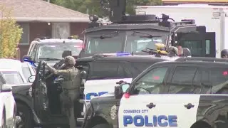 Commerce City shelter-in-place lifted, suspect in custody