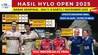 Yess!! Indonesia ke Final Hylo Open 2025 ~ Hasil Semifinal Hylo OPEN 2025 hari ini, day5
