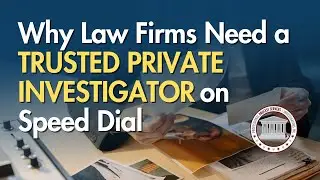 Why Law Firms Need a Trusted Private Investigator on Speed Dial