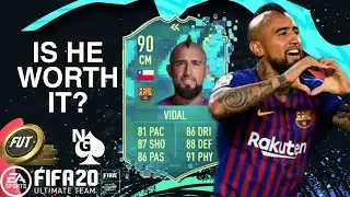 FIFA 20! 90 Flashback Vidal Review! The Ultimate CM?