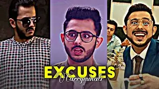 @CarryMinati  Excuses 😎 Edit 🤯 Amazing Transformation 😈 #carryminati