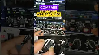 compare dbx 224xl vs ashley cx 3400 #settings #soundsystem #sound