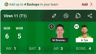 NOR vs WOR Dream11 Prediction 2023 | Fan2Play & Exchange 22 Picks Today | Rario Dream11 Free Entry