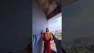 Rooftop Parkour vs Money Heist Free Running Pov 😂 #rooftoprun #parkour #parkourlife #funny #explore