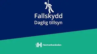 Fallskydd Daglig tillsyn