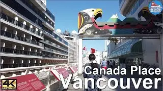🇨🇦 VANCOUVER | Canada Place Cruise Ship departures - One Minute Tour