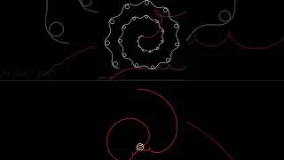 Curlicue Fractals are just vibes ! #satisfying #geometry #mathematics
