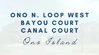 Ono Island, Orange Beach, Alabama. Drive Down Ono N. Loop  & Explore the Neighborhood. STG
