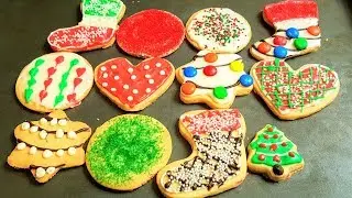 Eggless Christmas Cookies | Butter Cookies  | Sugar Cookies recipe