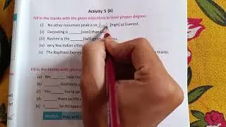 WBBSE  Class 8 English Revision lesson  Solved activities 