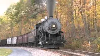BIG TRAINS In Action # 2 | Fall Steam Train Watching | Lots of Train DVDs for Kids