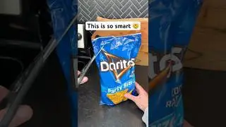Crazy chip hack 🙌 #lifetips #lifehacks #doityourself #tipsandtricks #kitchentips #homehacks