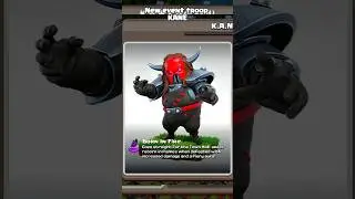 KANE New Event troop 🔥 ll Clash of clans ll #shorts #clashofclans #coc