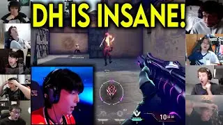 Valorant Streamers Reacts To T1 DH Insane 4k Against DFM In VCT