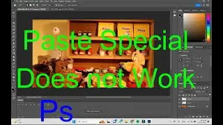 Photoshop | Функция &laquo;Специальная вставка&raquo; не работает | Как вставить на место | Let's Do Tech | Урок по Photoshop