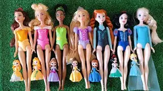 Mattel Disney Princesses Dress up Ariel, Rapunzel, Belle, Tiana, Sindirella, Mulan DIY