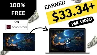 How to make AI Video for Adobe Stock | Selling AI videos on Adobe Stock |make Free Ai Animated video