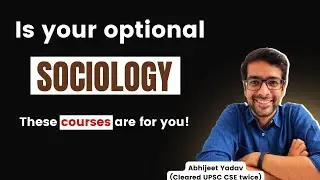 Sociology optional courses for UPSC CSE 2026 | Courses Comparison