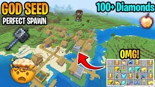 🔥 Ultimate [God Seed] For Minecraft1.21 Bedrock & PE | Five BlacksmithVillage Seed Bedrock 1.21.111 