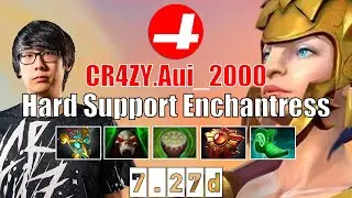 Enchantress | CR4ZY.Aui_2000 | Hard Support Enchantress | 7.27d Gameplay Highlights