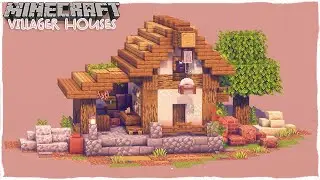 Minecraft : How to Build a STONEMASON House For a Village | Tutorial ( EASY )
