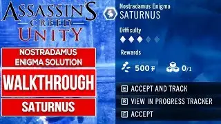 ASSASSIN'S CREED UNITY - #6 Nostradamus Enigma Solution : Saturnus [1080p 60fps]