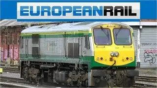 Irish Rail General Motors Class 201 locomotive 234 shunts at Dublin Connolly Station