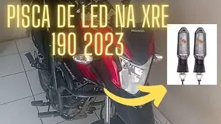 coloquei pisca de led na xre 190 2023