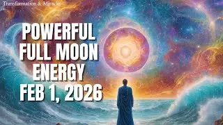 Powerful Full Moon Energy (Feb 1, 2026) 🌕 Miracle Frequency Rituals to Attract Abundance