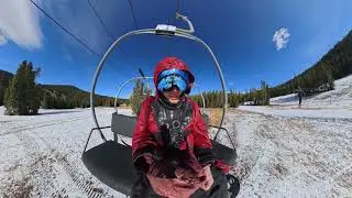 Halloween First Chair at Winter Park 🎃🏂 | Opening Day 2025 Terrain Park + SKI FUNK and Costumes