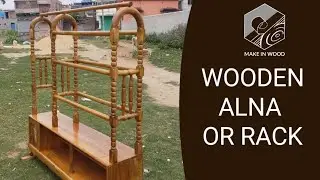 Wooden alna. Box alna or rack . Make in wood .