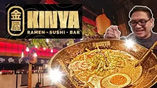 Kinya Ramen! - Golden ramen, Golden Sushi, Golden Old Fashioned! - Delicious!!