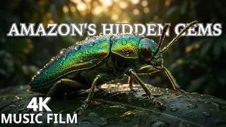 Living Jewels of Amazon 4K &bull; Rare Insects & Frogs &bull; 3 Hours Nature Relaxation Film 4K UltraHD