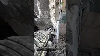 Powerful Rotary Hammer Destroys Concrete Wall in Seconds! 😱 #ConstructionTools